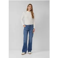 s.Oliver Bootcut-Jeans Jeans-Hose Jeans / Slim Fit / Mid Rise / Flared Leg / offener Saum