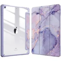 Fintie Tablet-Hülle Hybrid Hülle für 10.2 Zoll iPad 9. Gen 2021/8. Gen 2020/7. Gen 2019, mit Stifthalter - Stoßfeste Schutzhülle mit transparenter Hartschale