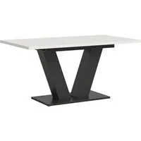Home affaire Esstisch Motus, ausziehbar 150 -190 cm, inklusive 40 cm Einlegeplatte (Set, 1-St), V-Gestell mit Bodenplatte, Tisch, Küchentisch, Esszimmer, Küche
