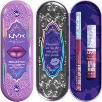 NYX PROFESSIONAL MAKEUP Schmink-Set BRIDGERTON ROYAL TREASURES LIP KIT, 2-tlg., Royal Butter Gloss und Royal Lip Liner