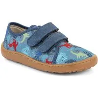 froddo® BAREFOOT CANVAS Barfußschuh Sneaker, Klettschuh mit Baumwollfutter, Klett-Hausschuh