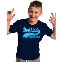 coole-fun-t-shirts Print-Shirt DORFKIND und stolz darauf ! T-Shirt Kinder + Erwachsene