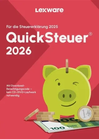 Lexware QuickSteuer 2026 (Steuerjahr 2025) (Version: Deluxe)