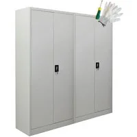 PROREGAL® Mehrzweckschrank Mega Deal Flügeltürenschrank ELEPHANT (2-St) Robuster Flügeltürenschrank Stahlschrank Werkstattschrank Spind