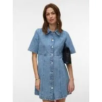 Vero Moda Jeanskleid VMDAISY 2/4 SHORT DENIM DRESS NOOS Baumwolle