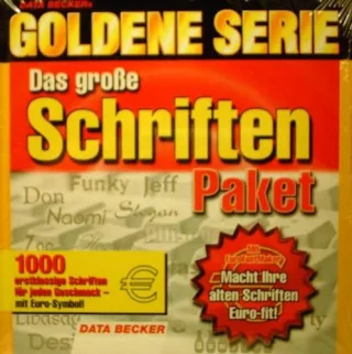 Goldene Serie. Das grosse Schriftenpaket. CD- ROM für Windows 95/98
