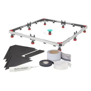 MEPA Duschwannen-Set Montagerahmen SF RE 3S+ 182126, für Acrylbadewannen
