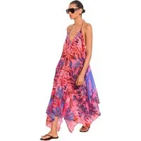 LIPSY Strandkleid Lipsy Strandkleid mit Wirbelmuster und Zipfelsaum (1-tlg)