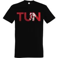 Youth Designz T-Shirt Tunesien Herren T-Shirt im Fußball Look mit TUN Frontprint