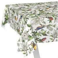 ANRO Tischdecke Kolibri abwaschbar Wachstuch pflegeleicht wasserabweisend (Einzelstück 1-tlg), Schmutzabweisend Exotic Bunt 90x130cm Gartentischdecke