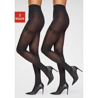 LASCANA Stützstrumpfhose 70 DEN (Packung 2 St) mit verstärktem Höschenteil