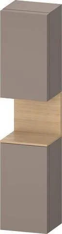 Duravit Qatego Hochschrank Basalt Matt 400x360x1760 mm - QA1346L30430000 QA1346L30430000