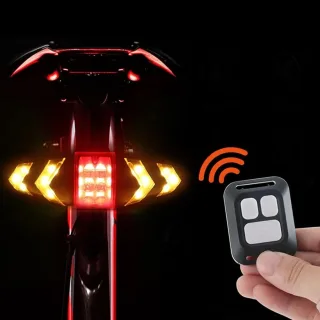 Wireless Rear Lamp Smart Bike Taillight Remote Turn Signal Lights Bicycle LED Taillight Easily Installation Personal Bic