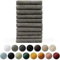 Blumtal Gästehandtücher Premium 10er Set Gästehandtücher rechteckig 30x50cm, Frottee (10-St), Handtücher Set, 100% Baumwolle