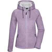 Killtec Fleecejacke KOW 5 WMN KNTFLC JCKT Strickfleecejacke mit verstellbarer Kapuze und Kinnschutz