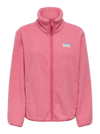 ONLY - ONLEVA TEDDY JACKET CS OTW Pink Lemonade - Gr. - S