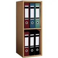 VCM Standregal Holz Büro Regal Bücher Ordner Aktenregal Offas 2f