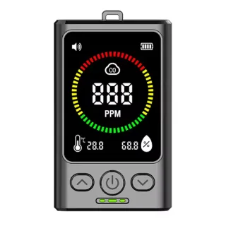 GC300 Portable Carbon Monoxide Detector Rechargeable Digital Display Carbon Monoxide Alarm Suitable for Homes Garages Of