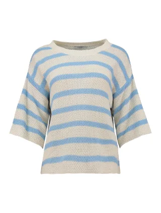 Zabaione - Pullover Au44li aqua blue - Gr. - M