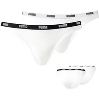 PUMA Bikinislip Bikini Slips (2-St., 2 Stück) mit Umlaufenden Markenlogo am Bund