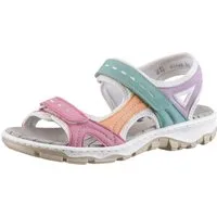 Rieker Riemchensandale Sommerschuh, Sandalette, Outdoorsandale mit Klett