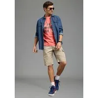 Man's World Rundhalsshirt Neue Kollektion! normale Passform, kurzarm, mit Rundhalsausschnitt, mit Print