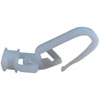 rewagi Gardinengleiter Gleiter mit beweglichen Faltenhaken, Laufnut 4 mm - KOWA, Gardinenschiene, Gardinenleiste, Gardinen, Vorhänge, (50-St), Verkaufseinheit: 25, 50, 100, 200, 500, 1000 Stück