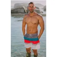 Luvanni Badehose Badehose Herren Schnelltrocknende Beachshorts Badeshorts mit Kordelzug Boardshorts Schwimmhose