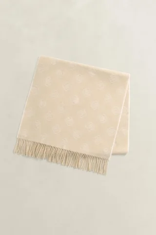 GANT - Monogram Wollschal OAT BEIGE - Gr. - OS