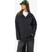 Noisy may Fleecejacke NMCOZY L/S ZIP SWEATER JRS NOOS Polyester, relaxed fit