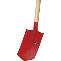 IDEALSPATEN Schaufel, Kabelgrabenschaufel 16 cm Größe 1 Eschestiel 130 cm