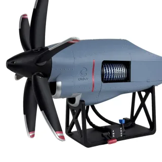 NIKOLATOY T56-A-15 Turboprop Engine Model from C-130 Hercules Transport Aircraft DIY KIT Creative Desktop Ornaments Deco