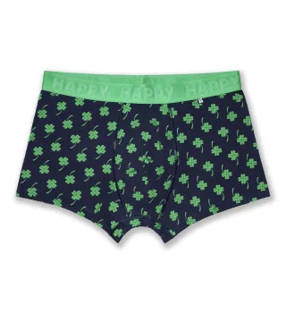 happy socks - 1-Pack Clover Short Boxer Blau - Gr. - XL