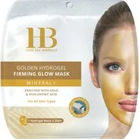 H.B. Dead Sea Minerals Gesichtsmaske Health&Beauty Hydrogel Gold Tuchmaske – Totes Meer & Hyaluron 1 Stück