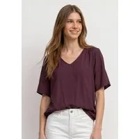 STREET ONE Shirtbluse mit V-Ausschnitt