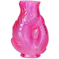 Giftcompany Dekovase Vase Fischvase Jacquard Pink (16cm)