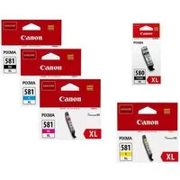 Canon Canon PGI-580XL PGBK + CLI-581XL Druckerpatronen 5 Tintenpatrone