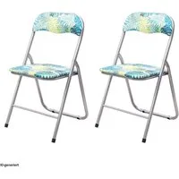 HTI-Living Klappstuhl Klappstuhl Dima Printed 2er-Set (Set, 2 St), Campingstuhl mit Motivdruck