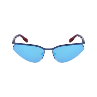 Karl Lagerfeld - Verspiegelt-Sonnenbrille für Herren/Damen Unisex (Dunkelblau)