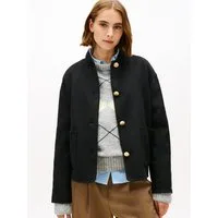 Tommy Hilfiger Bomberjacke DF WOOL SHORT BOMBER mit Wolle