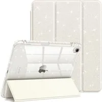 Fintie Tablet-Hülle für iPad Air 11'' M4/M3/M2(2026/2025/2024), iPad Air 5/4 Gen 2022/2020 10,9 Zoll, dünne stoßfeste Case mit Stifthalter, glänzend transparenter Rückseite
