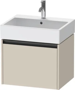 Duravit Ketho.2 Waschtischunterbau wandhängend Taupe Supermatt 584x460x440 mm - K25075083830000 K25075083830000
