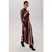Aniston SELECTED Midikleid Hinten mit zwei Knöpfe am Kragen zu schließen - NEUE KOLLEKTION