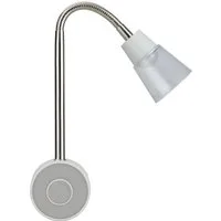 SEBSON LED Steckdosenleuchte LED Steckdosenlampe dimmbar und flexibel - 2W 160lm warmweiß, LED fest integriert, warmweiß