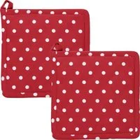 REDBEST Topflappen Topflappen "Orlando" 2er-Pack, Punkte/gemustert