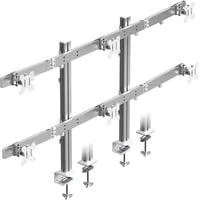 Damond Stand 666, Monitorhalterung silber