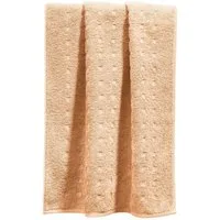 Möve Handtuch Handtuch "Quadretti", Walk-Frottier Uni/Hoch- Tiefstruktur