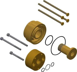 KWC Aquarotter Verlängerungsset, F5, hydr. Therm-Arm., 25 mm, 2030044783 2030044783