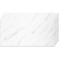 IZODEKOR 3D Wandpaneel IZODEKOR Wandverkleidung Marmoroptik 120x60cm Alternative zu Badfliese, Direkt auf Fliesen montierbar, fleckenabweisend