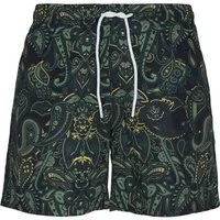 URBAN CLASSICS Badeshorts Urban Classics Herren Paisley Swim Shorts